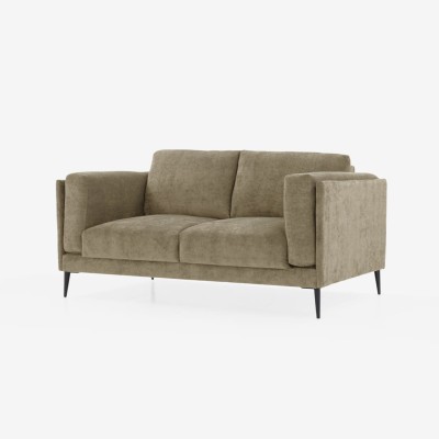 Elegancka Sofa 2 Osobowa  Castello 155x105x81 - Opcje Wyboru Tkaniny 7