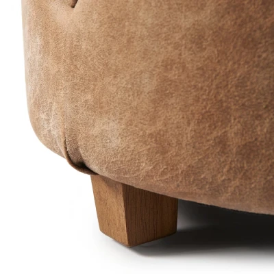 Puf Bowery Camel Pellini Riviera Maison 4