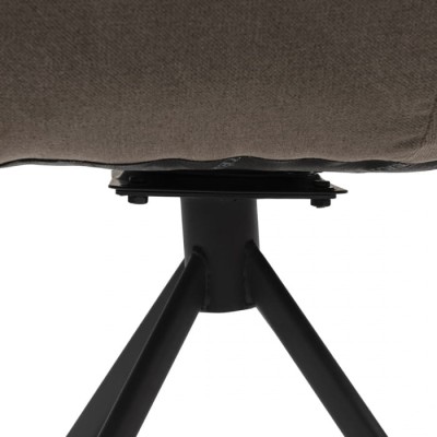 Fotel Obrotowy do Jadalni Carnaby Dark Taupe Riviera Maison 9