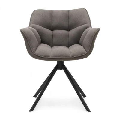 Fotel Obrotowy do Jadalni Carnaby Dark Taupe Riviera Maison 2