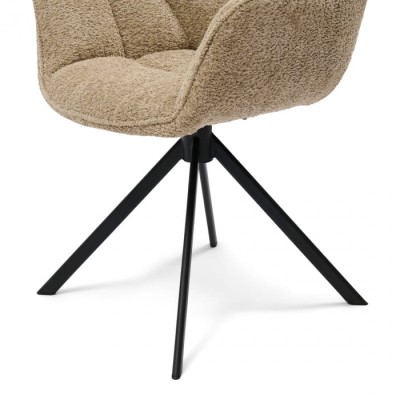 Fotel Obrotowy do Jadalni Carnaby Soft Walnut Riviera Maison 6