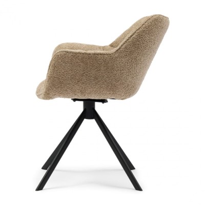 Fotel Obrotowy do Jadalni Carnaby Soft Walnut Riviera Maison 4