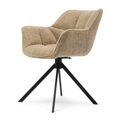 Fotel Obrotowy do Jadalni Carnaby Soft Walnut Riviera Maison 3