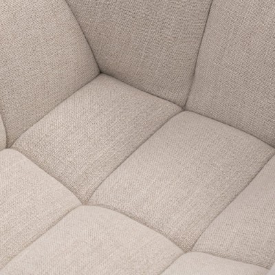 Fotel Obrotowy do Jadalni Carnaby Flax Mouline Linen Riviera Maison 9
