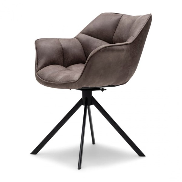 Fotel Obrotowy do Jadalni Carnaby Coffee Pellini Riviera Maison