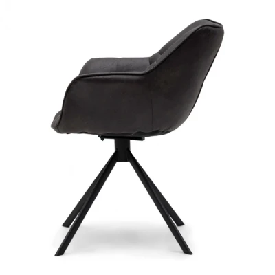 Fotel Obrotowy do Jadalni Carnaby Espresso Pellini Riviera Maison 11