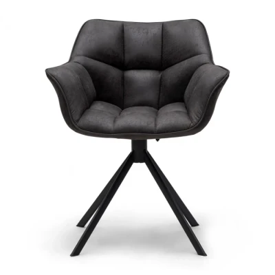 Fotel Obrotowy do Jadalni Carnaby Espresso Pellini Riviera Maison 2