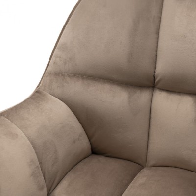 Fotel Obrotowy do Jadalni Carnaby Golden Mink Riviera Maison 6
