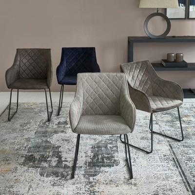 Krzesło do Jadalni Frisco Drive Golden Mink Velvet Riviera Maison 5
