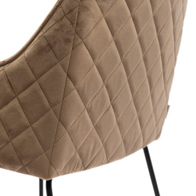 Krzesło do Jadalni Frisco Drive Golden Mink Velvet Riviera Maison 11