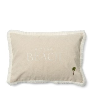 Poszewka Beach Palm Tree Riviera Maison 65x45cm