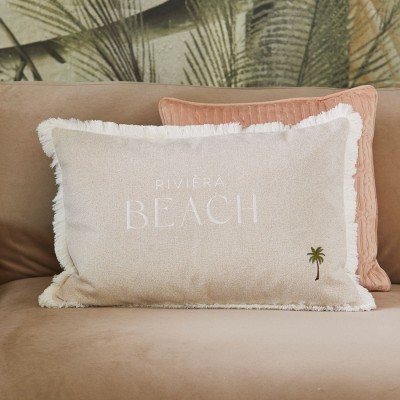 Poszewka Beach Palm Tree Riviera Maison 65x45cm 3
