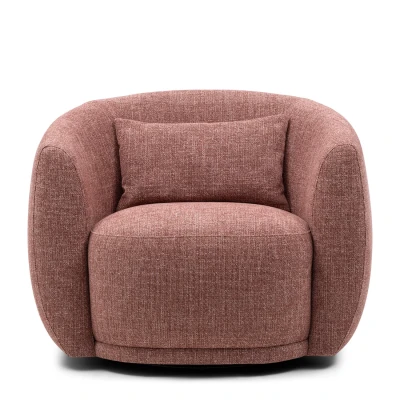 Fotel Obrotowy Leonardo Coral Pink Riviera Maison 2