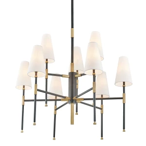 Elegancka Lampa Sufitowa Bowery Czarna XL