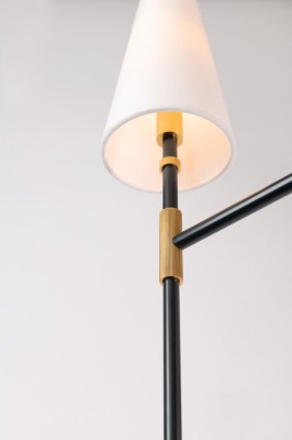 Elegancka Lampa Sufitowa Bowery Czarna L 7