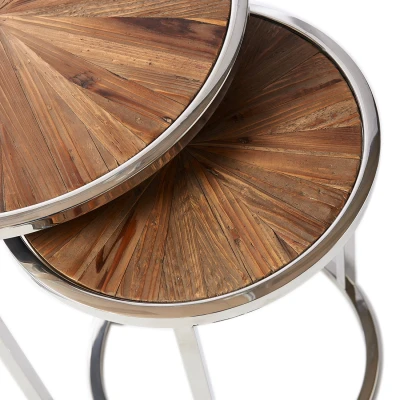 Zestaw Dwóch Stolików Pomocniczych Greenwich Riviera Maison 7