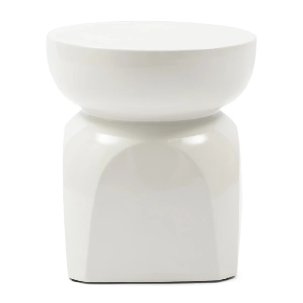 Stolik Boczny Porto Pure White Riviera Maison
