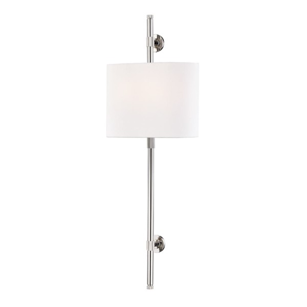Elegancki Kinkiet Bowery Srebrny