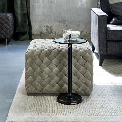 Stolik Pomocniczy Regulowany Venice  Czarny Riviera Maison 29x53-84,5cm 6