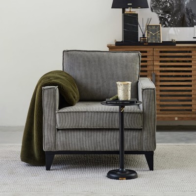 Stolik Pomocniczy Regulowany Venice  Czarny Riviera Maison 29x53-84,5cm 10