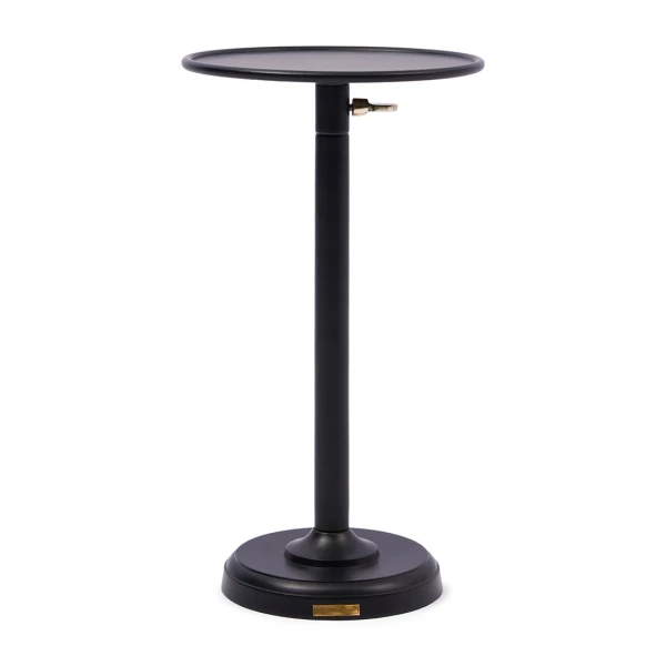 Stolik Pomocniczy Regulowany Venice  Czarny Riviera Maison 29x53-84,5cm