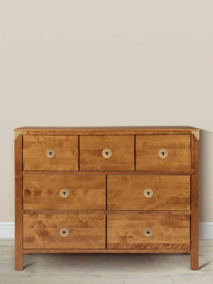 Komoda Drewniana z Szufladami Balmoral Laura Ashley Miodowa 110x45x85cm 8