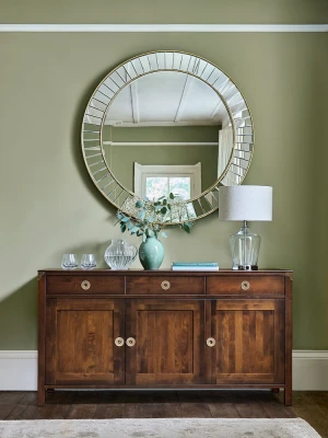 Komoda Drewniana z Szufladami Balmoral Laura Ashley Kasztan IIII 160x45x85cm 11