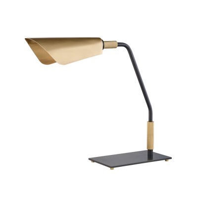 Designerska Lampa Biurkowa Bowery Mosiądz 2