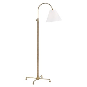 Stylowa Lampa Podłogowa  Curves No. 1 Mosiądz