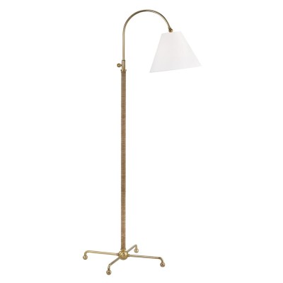 Stylowa Lampa Podłogowa  Curves No. 1 Mosiądz 2