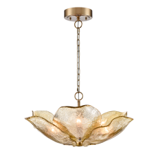 Designerska Lampa Wisząca Wellington Mosiądz Wys. 22,5cm