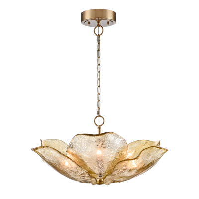Designerska Lampa Wisząca Wellington Mosiądz Wys. 22,5cm 2