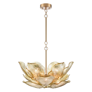Designerska Lampa Wisząca Wellington Mosiądz Wys. 55cm