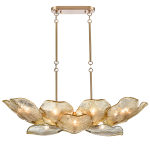 Designerska Lampa Wisząca Wellington Mosiądz Wys. 27cm