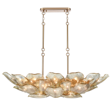 Designerska Lampa Wisząca Wellington Mosiądz Wys. 35cm