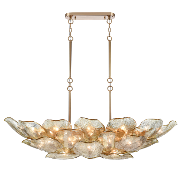 Designerska Lampa Wisząca Wellington Mosiądz Wys. 35cm