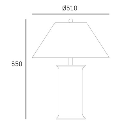 Elegancka Lampa Stołowa Monroe  3