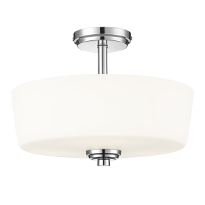Elegancki Plafon Aspen Srebrny