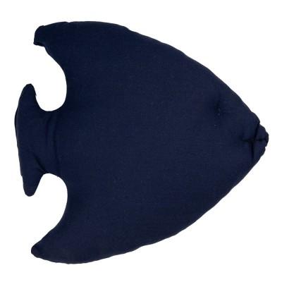 Poduszka w Pasy Biało Granatowe Fish 40x45x11cm 3