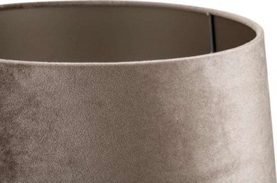 Stylowy Abażur Oval Taupe Fendi 50x33x25cm 3
