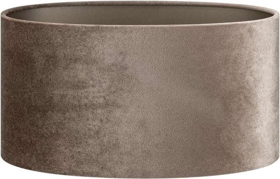 Stylowy Abażur Oval Taupe Fendi 50x33x25cm