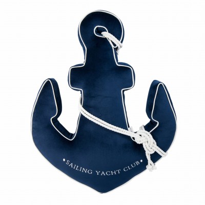 Poduszka Dekoracyjna Kotwica - Różne Kolory Tkanin  2