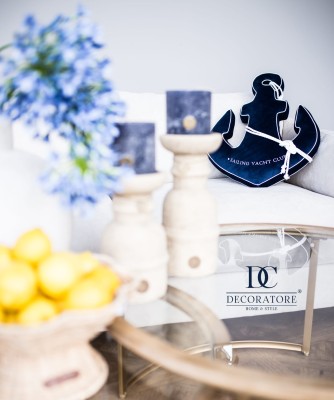 Poduszka Dekoracyjna Kotwica - Różne Kolory Tkanin  7