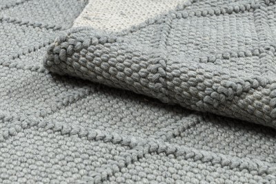 Dywan Drago Pętelkowy Szary Romby- Różne Rozmiary 9