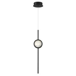 Elegancka Lampa Wisząca Barletta Matowa Czerń