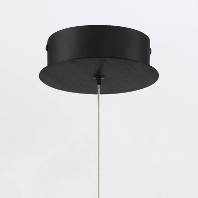 Elegancka Lampa Wisząca Barletta Matowa Czerń  4