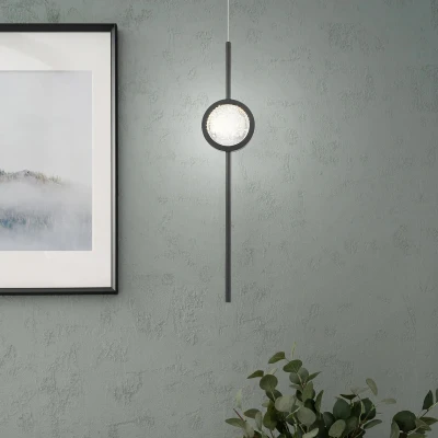 Elegancka Lampa Wisząca Barletta Matowa Czerń  7