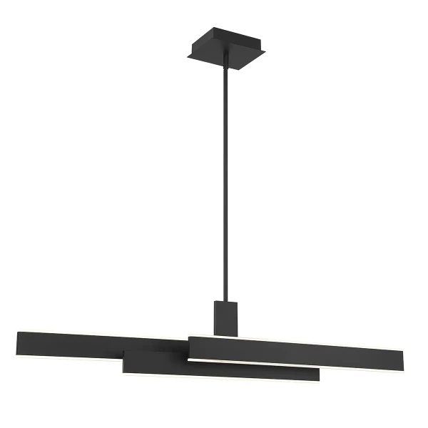 Nowoczesna Lampa Nad Wyspę Cameno Matowa Czerń