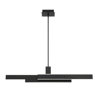 Nowoczesna Lampa Nad Wyspę Cameno Matowa Czerń 3