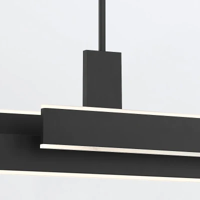 Nowoczesna Lampa Nad Wyspę Cameno Matowa Czerń 7